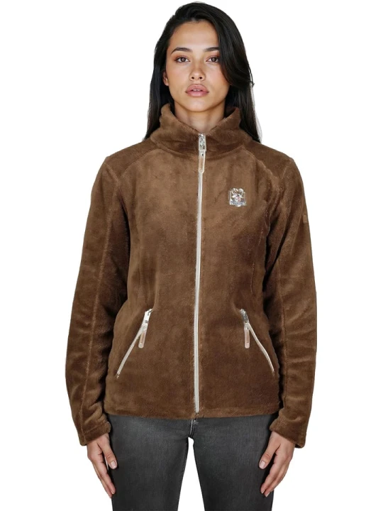 Zdjęcie produktu Geographical Norway Kurtka polarowa "Ticarina" w kolorze szarobrązowym rozmiar: XXL