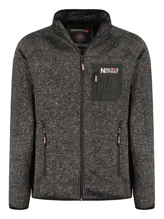 Zdjęcie produktu Geographical Norway Kurtka polarowa "Title" w kolorze antracytowym rozmiar: S