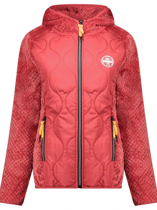 Zdjęcie produktu Geographical Norway Kurtka polarowa "Torsade" w kolorze koralowym rozmiar: XXL
