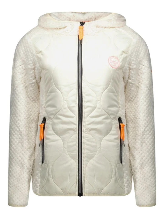 Zdjęcie produktu Geographical Norway Kurtka polarowa "Torsade" w kolorze kremowym rozmiar: XL