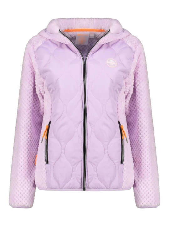Zdjęcie produktu Geographical Norway Kurtka polarowa "Torsade" w kolorze lawendowym rozmiar: M