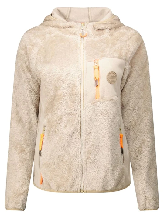 Zdjęcie produktu Geographical Norway Kurtka polarowa "Toscana" w kolorze beżowym rozmiar: XXL