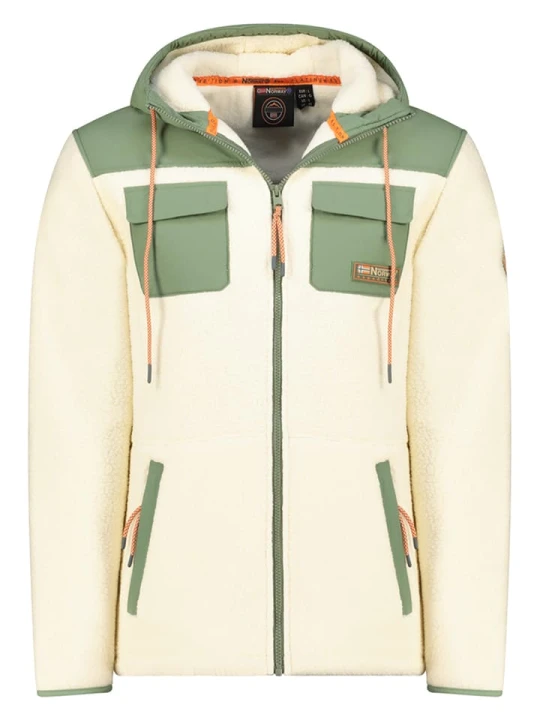 Zdjęcie produktu Geographical Norway Kurtka polarowa "Toulouse" w kolorze kremowym rozmiar: XXL