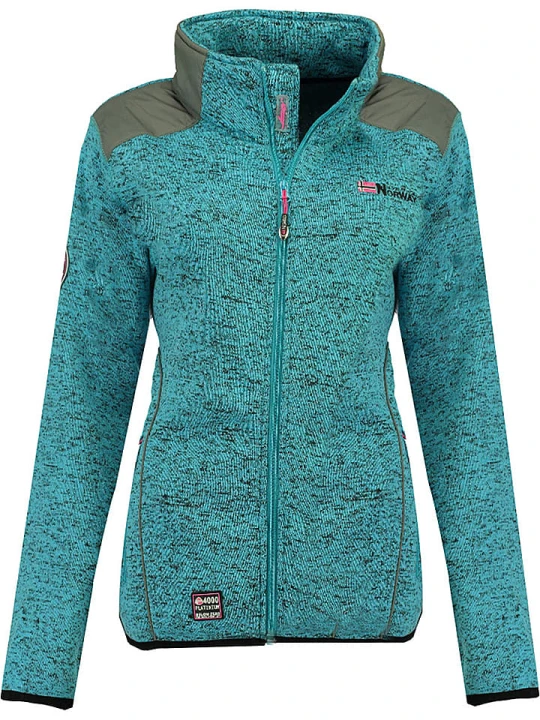 Zdjęcie produktu Geographical Norway Kurtka polarowa "Tourbillone" w kolorze turkusowym rozmiar: M