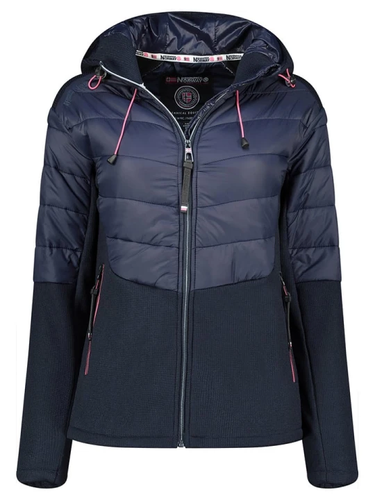 Zdjęcie produktu Geographical Norway Kurtka polarowa "Trendy" w kolorze granatowym rozmiar: M