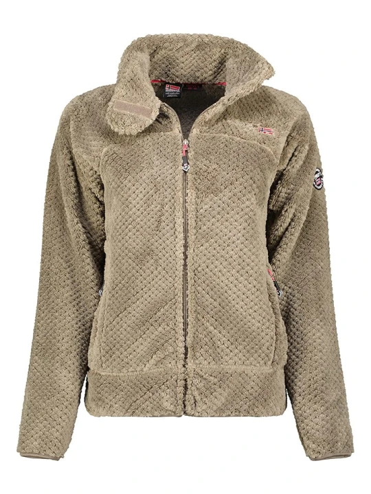 Zdjęcie produktu Geographical Norway Kurtka polarowa "Tropezienne" w kolorze beżowym rozmiar: 164
