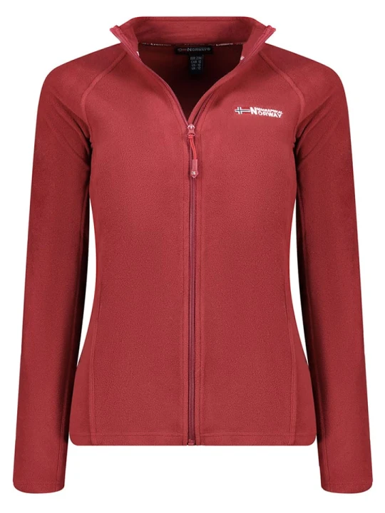 Zdjęcie produktu Geographical Norway Kurtka polarowa "Tug" w kolorze bordowym rozmiar: M