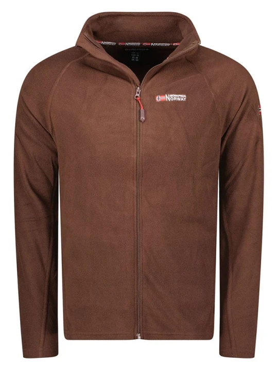 Zdjęcie produktu Geographical Norway Kurtka polarowa "Tug" w kolorze brązowym rozmiar: S