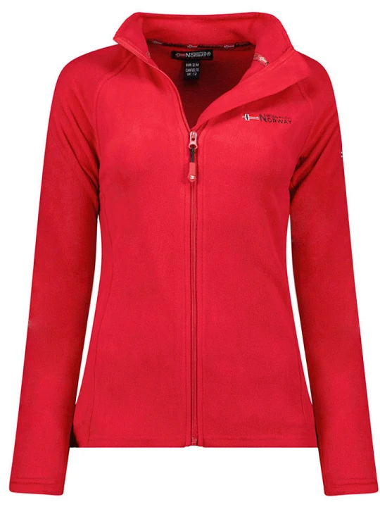Zdjęcie produktu Geographical Norway Kurtka polarowa "Tug" w kolorze czerwonym rozmiar: S