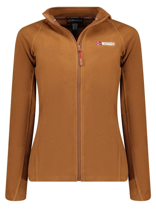 Zdjęcie produktu Geographical Norway Kurtka polarowa "Tug" w kolorze jasnobrązowym rozmiar: S