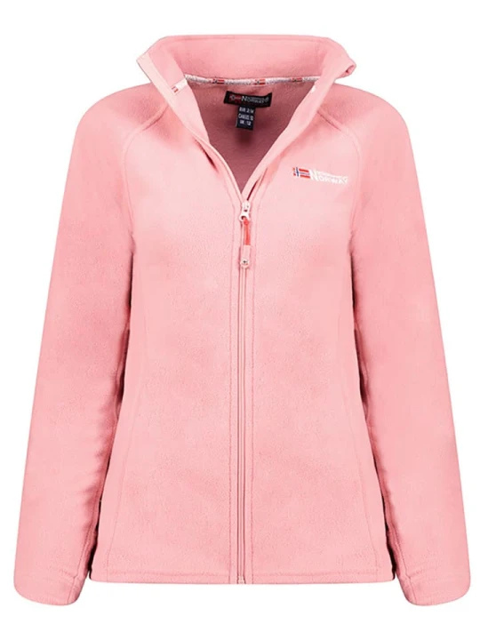 Zdjęcie produktu Geographical Norway Kurtka polarowa "Tug" w kolorze jasnoróżowym rozmiar: XL