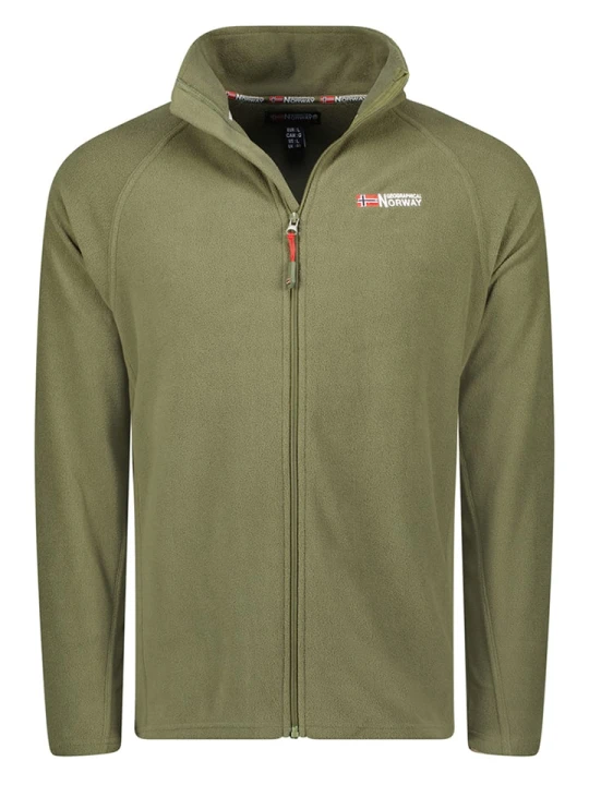 Zdjęcie produktu Geographical Norway Kurtka polarowa "Tug" w kolorze khaki rozmiar: 164