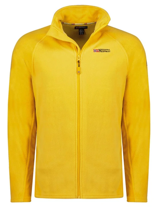 Zdjęcie produktu Geographical Norway Kurtka polarowa "Tug" w kolorze żółtym rozmiar: 3XL