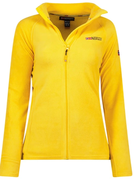Zdjęcie produktu Geographical Norway Kurtka polarowa "Tug" w kolorze żółtym rozmiar: XL