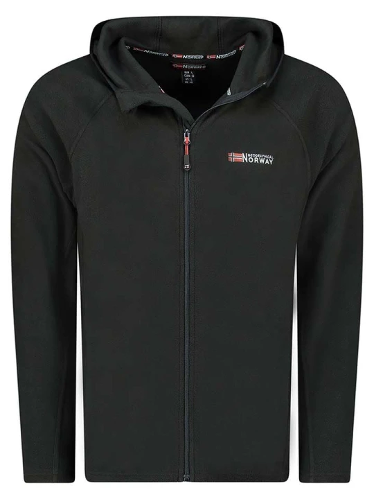 Zdjęcie produktu Geographical Norway Kurtka polarowa "Tugood" w kolorze czarnym rozmiar: 128