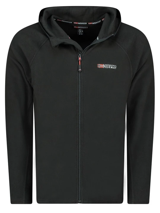 Zdjęcie produktu Geographical Norway Kurtka polarowa "Tugood" w kolorze czarnym rozmiar: 3XL