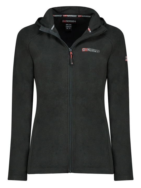 Zdjęcie produktu Geographical Norway Kurtka polarowa "Tugood" w kolorze czarnym rozmiar: L
