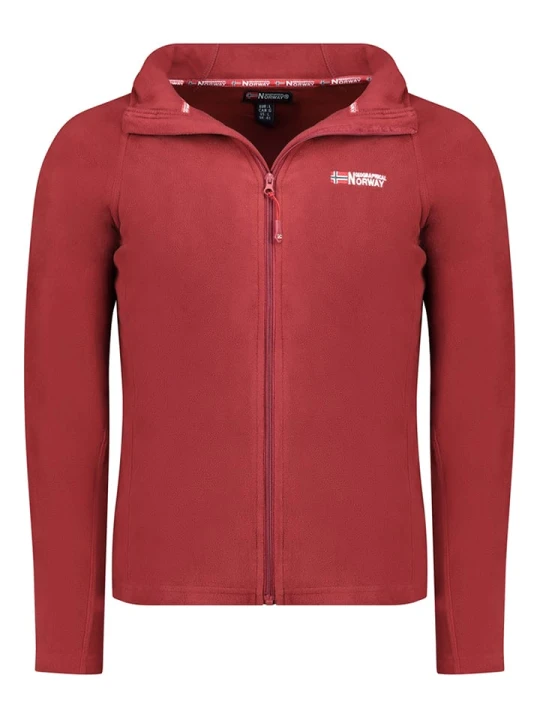 Zdjęcie produktu Geographical Norway Kurtka polarowa "Tugood" w kolorze czerwonym rozmiar: 164