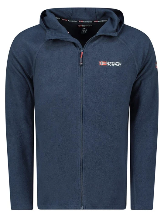 Zdjęcie produktu Geographical Norway Kurtka polarowa "Tugood" w kolorze granatowym rozmiar: XXL