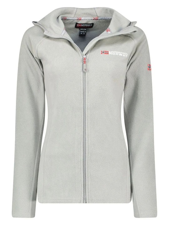 Zdjęcie produktu Geographical Norway Kurtka polarowa "Tugood" w kolorze jasnoszarym rozmiar: 3XL