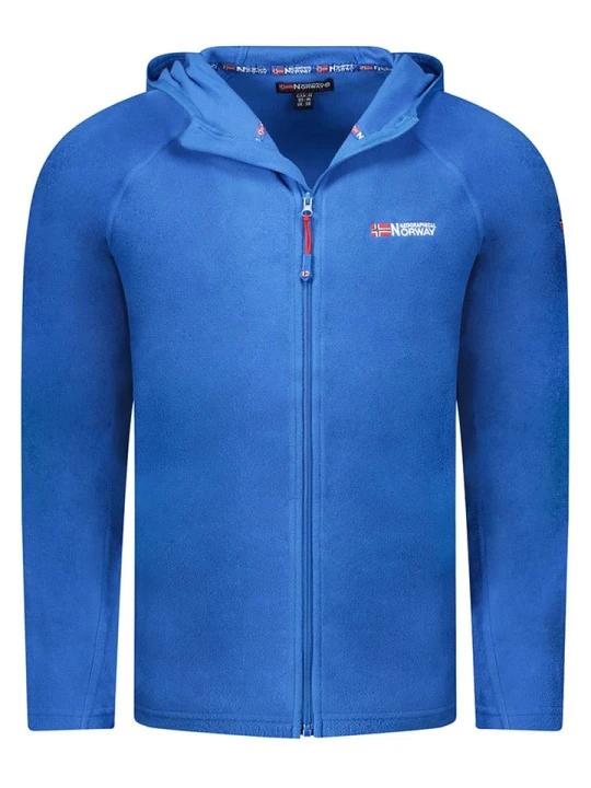 Zdjęcie produktu Geographical Norway Kurtka polarowa "Tugood" w kolorze niebieskim rozmiar: XL