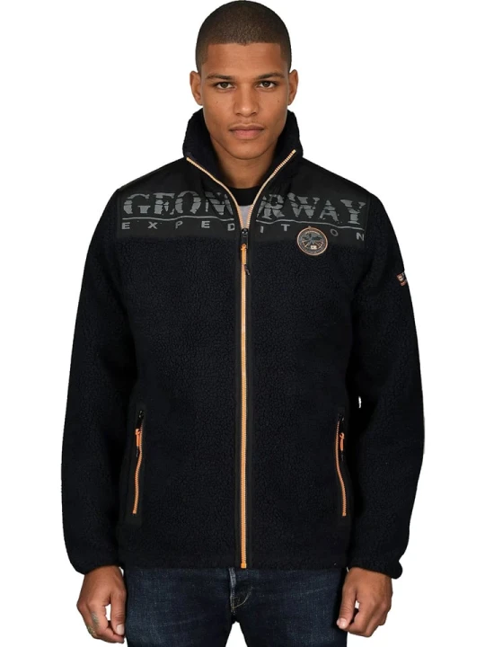 Zdjęcie produktu Geographical Norway Kurtka polarowa "Tumarino" w kolorze granatowym rozmiar: S