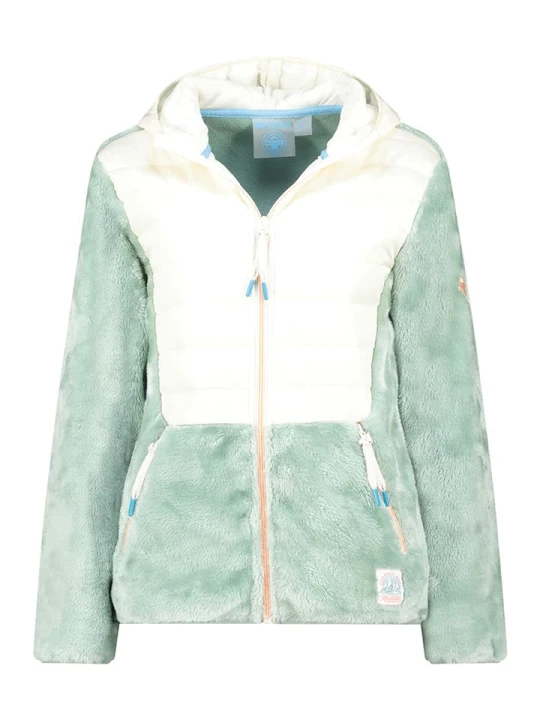 Zdjęcie produktu Geographical Norway Kurtka polarowa "Typologie" w kolorze miętowym rozmiar: XL