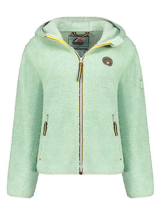 Zdjęcie produktu Geographical Norway Kurtka polarowa "Ucherpim" w kolorze miętowym rozmiar: XXL