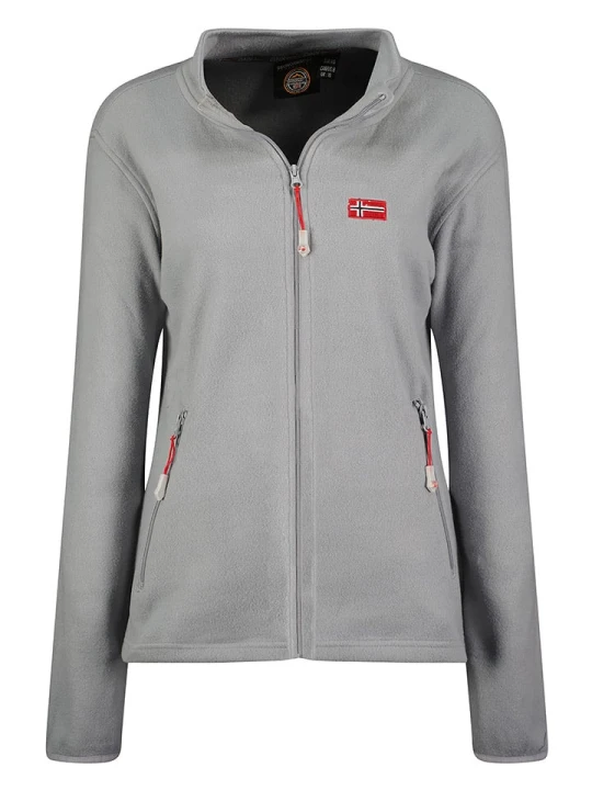 Zdjęcie produktu Geographical Norway Kurtka polarowa "Ulyssia" w kolorze szarym rozmiar: XL