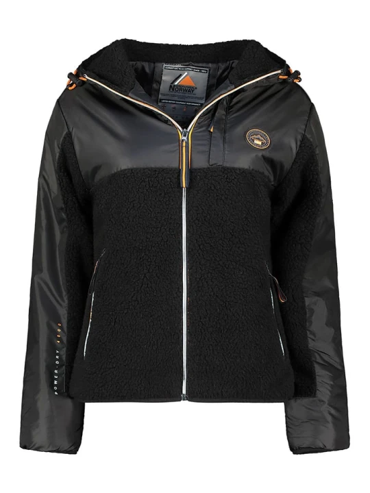 Zdjęcie produktu Geographical Norway Kurtka polarowa "Ulyssim" w kolorze czarnym rozmiar: M