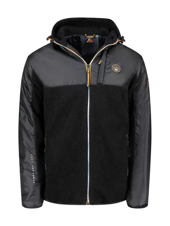 Zdjęcie produktu Geographical Norway Kurtka polarowa "Ulyssim" w kolorze czarnym rozmiar: XL