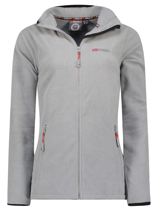 Zdjęcie produktu Geographical Norway Kurtka polarowa "Unicia" w kolorze szarym rozmiar: S