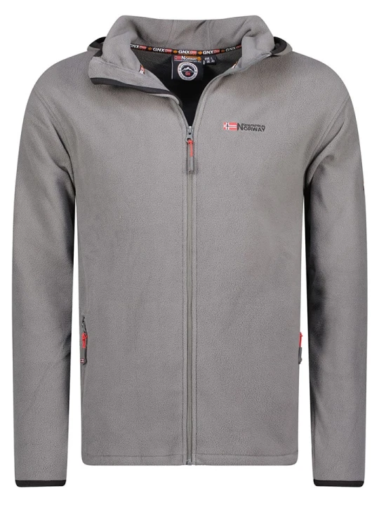 Zdjęcie produktu Geographical Norway Kurtka polarowa "Unicia" w kolorze szarym rozmiar: L