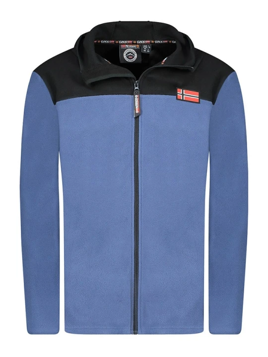 Zdjęcie produktu Geographical Norway Kurtka polarowa "Uniclerc" w kolorze niebieskim rozmiar: S