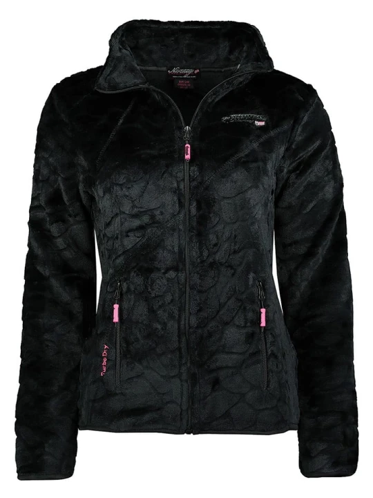 Zdjęcie produktu Geographical Norway Kurtka polarowa "Univers Malabar" w kolorze czarnym rozmiar: M