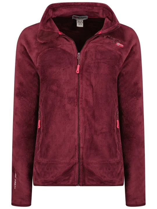 Zdjęcie produktu Geographical Norway Kurtka polarowa "Upaline" w kolorze czerwonym rozmiar: 176