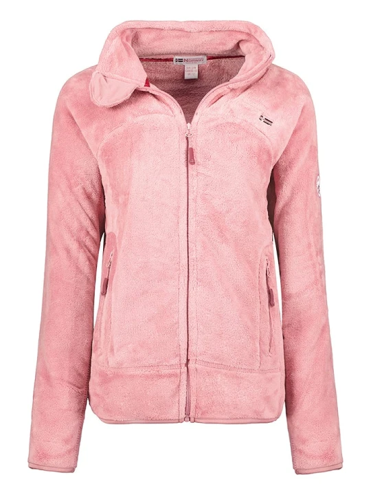 Zdjęcie produktu Geographical Norway Kurtka polarowa "Upaline" w kolorze jasnoróżowym rozmiar: L
