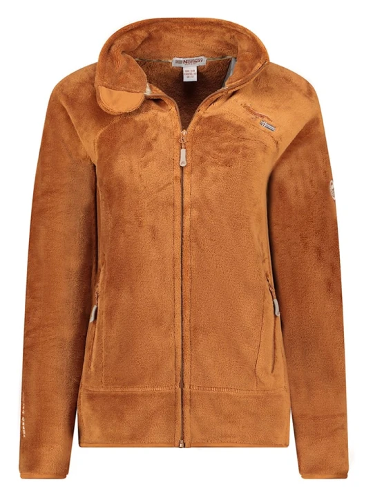 Zdjęcie produktu Geographical Norway Kurtka polarowa "Upaline" w kolorze karmelowym rozmiar: M