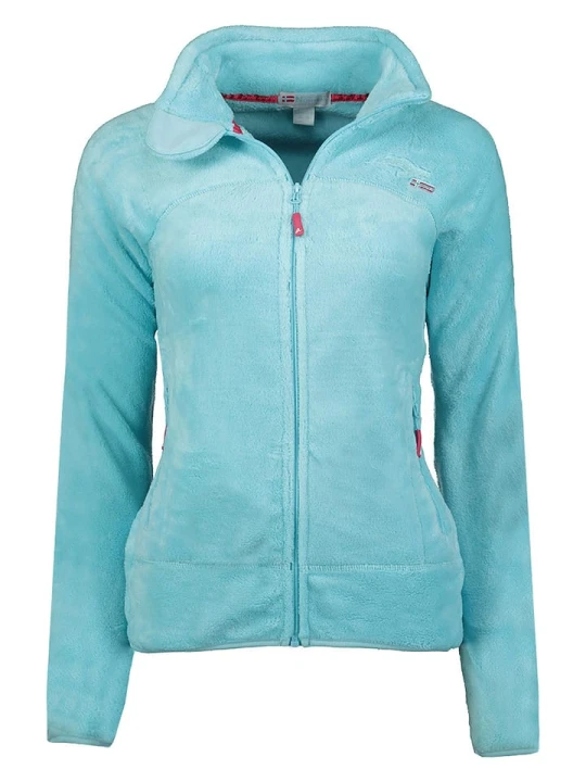 Zdjęcie produktu Geographical Norway Kurtka polarowa "Upaline" w kolorze turkusowym rozmiar: XXL