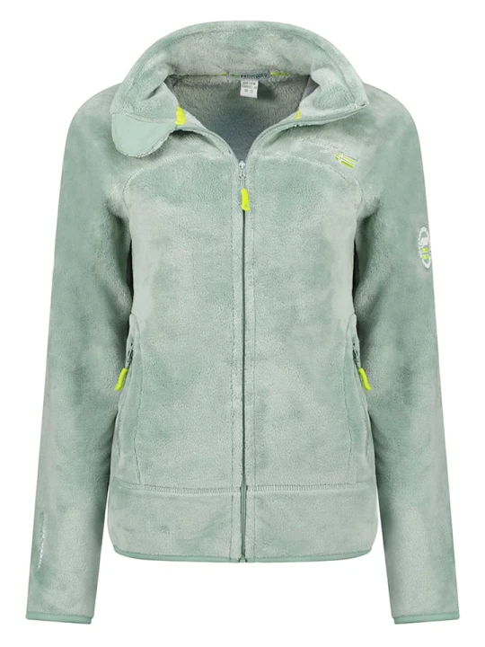 Zdjęcie produktu Geographical Norway Kurtka polarowa "Upaline" w kolorze zielonym rozmiar: 128