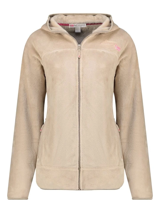 Zdjęcie produktu Geographical Norway Kurtka polarowa "Upalood" w kolorze beżowym rozmiar: XXL