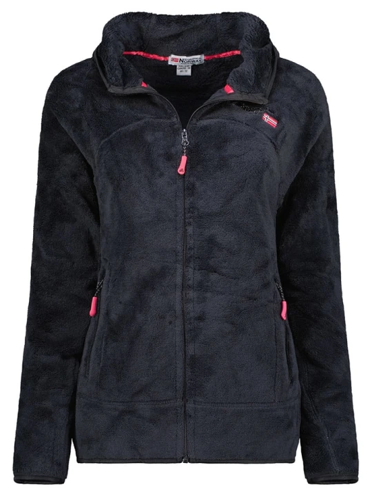 Zdjęcie produktu Geographical Norway Kurtka polarowa "Upalood" w kolorze czarnym rozmiar: 152