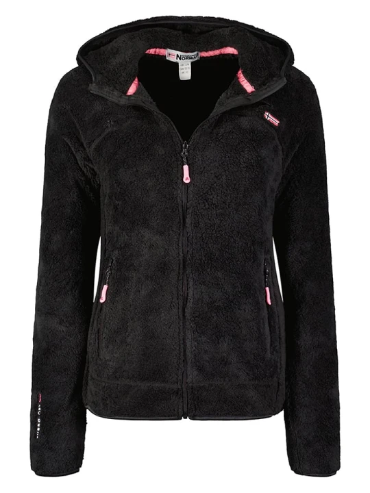 Zdjęcie produktu Geographical Norway Kurtka polarowa "Upalood" w kolorze czarnym rozmiar: L