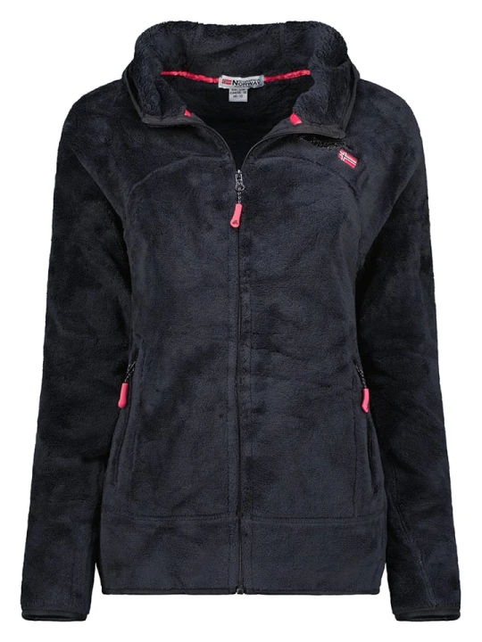Zdjęcie produktu Geographical Norway Kurtka polarowa "Upalood" w kolorze czarnym rozmiar: S