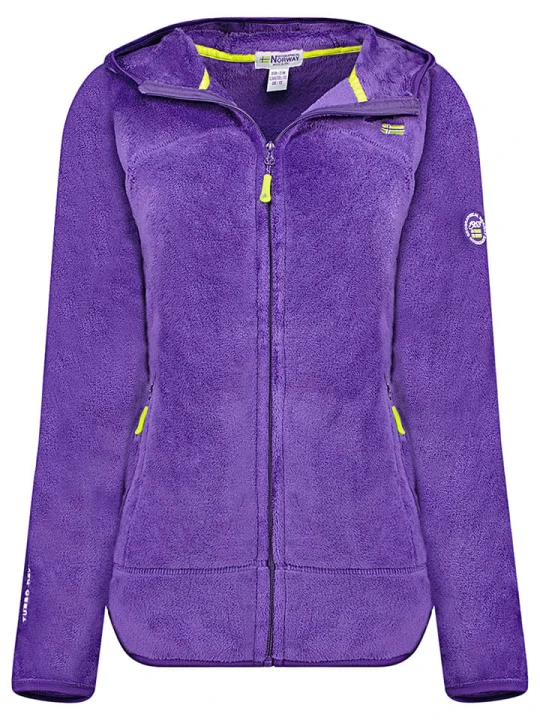 Zdjęcie produktu Geographical Norway Kurtka polarowa "Upalood" w kolorze fioletowym rozmiar: XL
