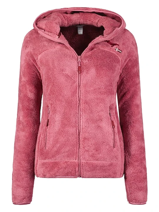 Zdjęcie produktu Geographical Norway Kurtka polarowa "Upalood" w kolorze jasnoróżowym rozmiar: XXL