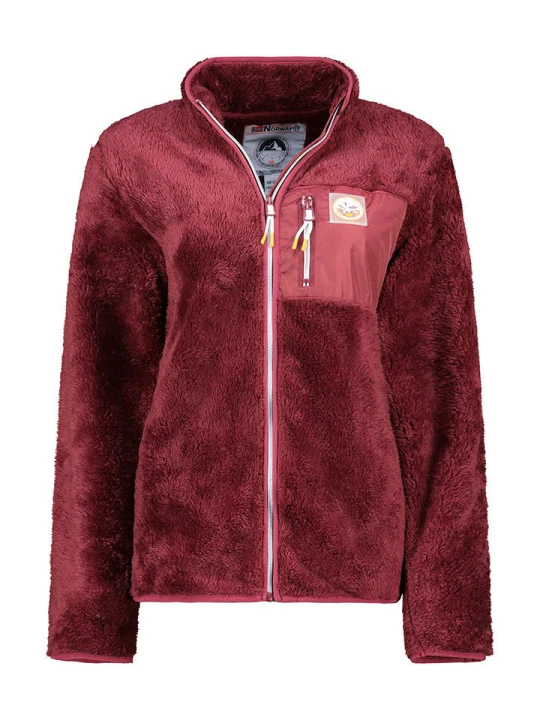 Zdjęcie produktu Geographical Norway Kurtka polarowa "Upecious" w kolorze bordowym rozmiar: XXL