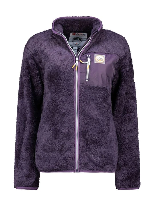 Zdjęcie produktu Geographical Norway Kurtka polarowa "Upecious" w kolorze fioletowym rozmiar: L