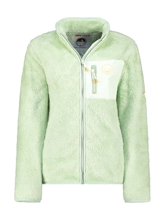 Zdjęcie produktu Geographical Norway Kurtka polarowa "Upecious" w kolorze miętowym rozmiar: XL