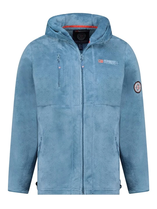 Zdjęcie produktu Geographical Norway Kurtka polarowa "Upload" w kolorze błękitnym rozmiar: 140